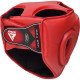 Боксерський шолом тренувальний RDX Guard Red L