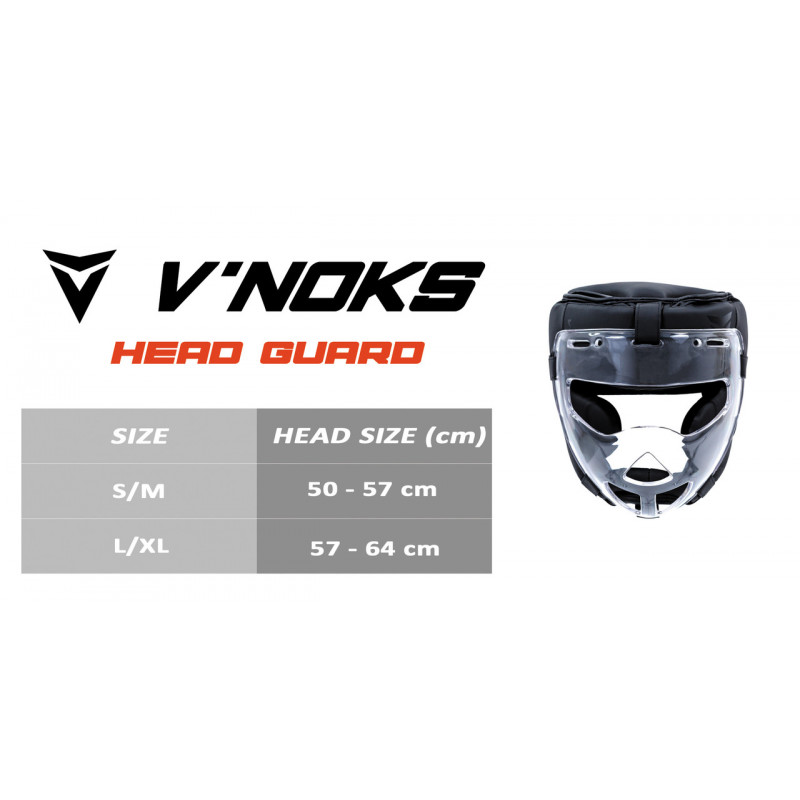 Боксерський шолом V`Noks Ultima Black L/XL