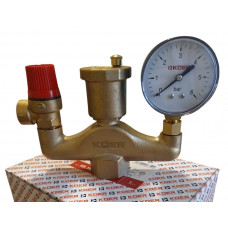 Група безпеки 1" (клапан 3bar) "KOER" Чехія