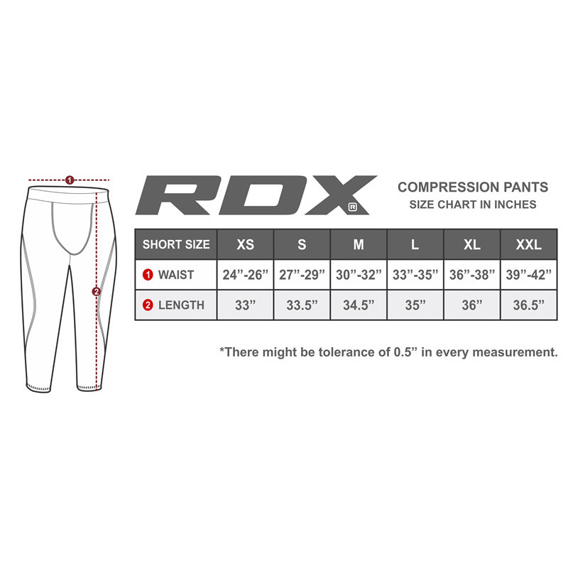 Штани компрессійні RDX Lycra Green M