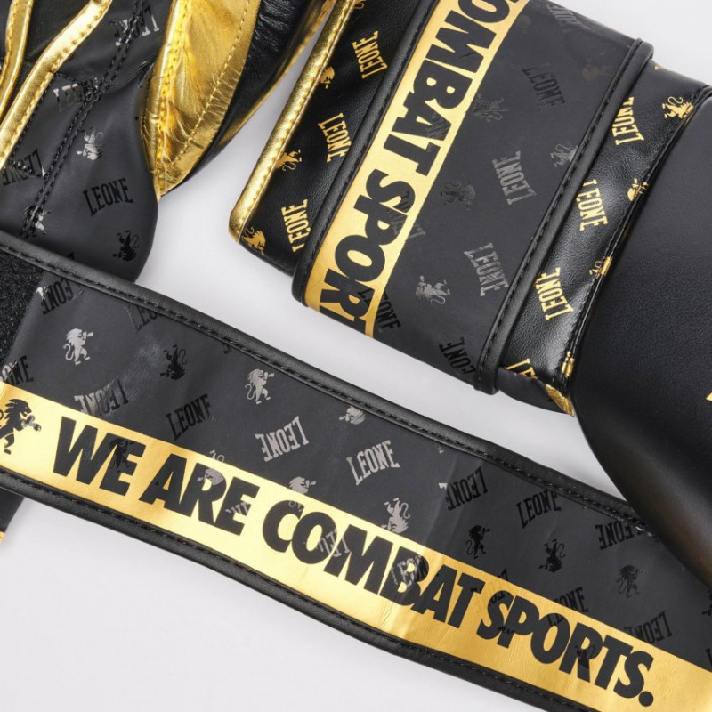 Боксерские перчатки Leone DNA Black 14 ун.