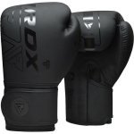 Боксерські рукавички RDX F6 Matte Black 16 ун.