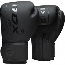 Перчатки боксерские RDX F6 Matte Black 16 ун.