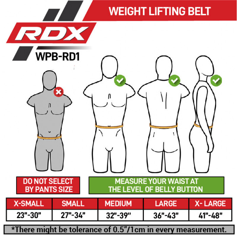 Пояс для важкої атлетики RDX Leather Black/White L