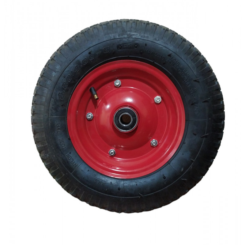 Колесо на тачку діаметром 370 мм, модель 4.00-8/20 (4.80/4.00-8), пневматична