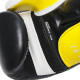 Боксерские перчатки Leone Tecnico Black Yellow 10 ун.