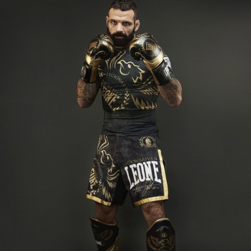 Рашгард із коротким рукавом Leone Legionarivs Black 2XL