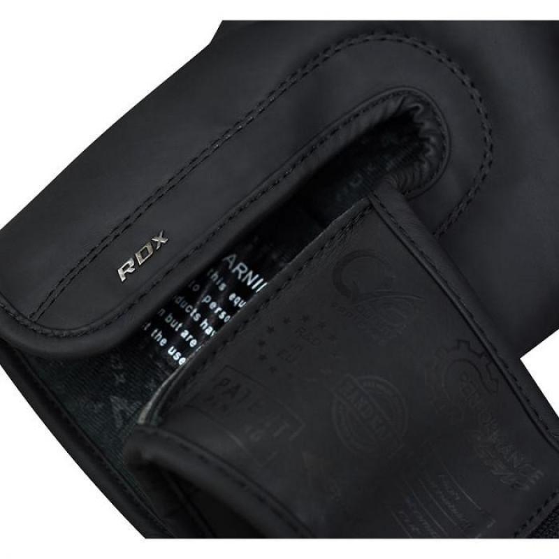 Перчатки боксерские RDX F15 Matte Black 10 ун.