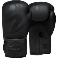 Перчатки боксерские RDX F15 Matte Black 16 ун.
