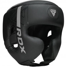 Боксерський шолом RDX F6 Matte Silver M
