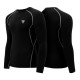 Рашгард з довгим рукавом RDX Lycra Black L