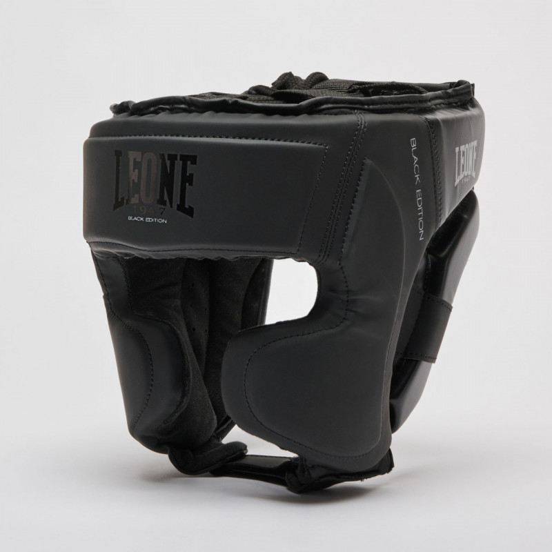 Боксерський шолом Leone Mono Black M