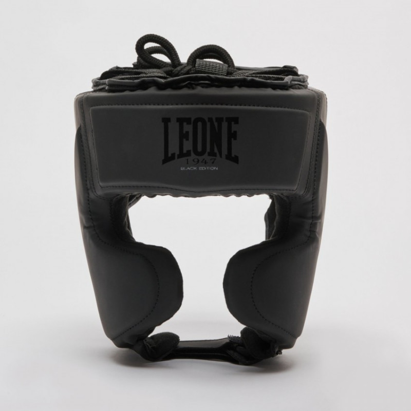 Боксерський шолом Leone Mono Black L