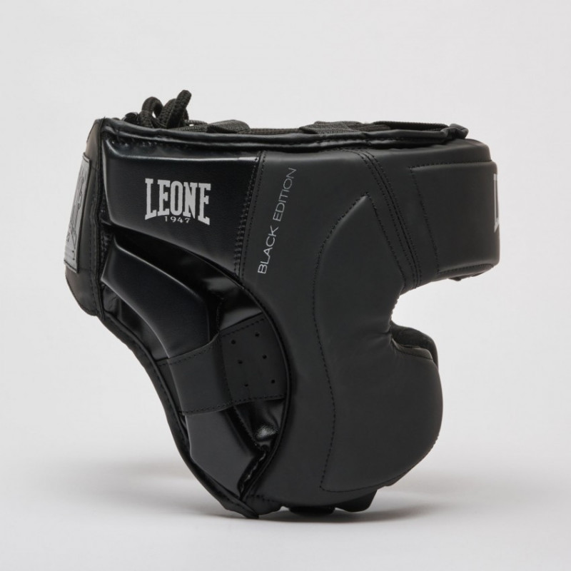 Боксерський шолом Leone Mono Black L