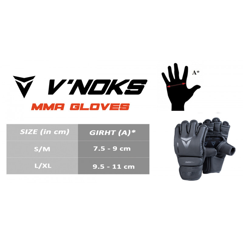 Рукавиці MMA V`Noks Ultima Black L/XL