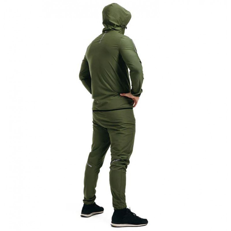 Костюм для схуднення з капюшоном RDX H2 Green М