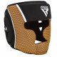 Боксерский шлем RDX T17 Aura Black Gold M