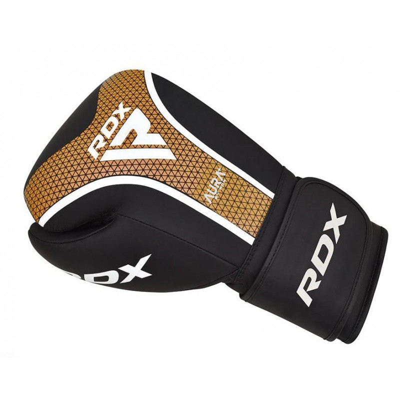 Перчатки боксерские RDX T17 Aura Black Gold 12 ун.