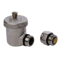 Повітровідвідник 1/2" кутовий з клапаном, "Koer"