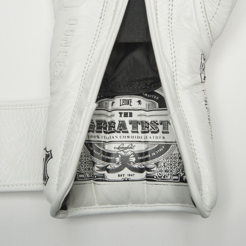 Боксерские перчатки Leone Greatest White 10 ун.