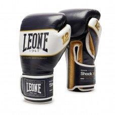 Боксерские перчатки Leone Shock X Blue 14 ун.