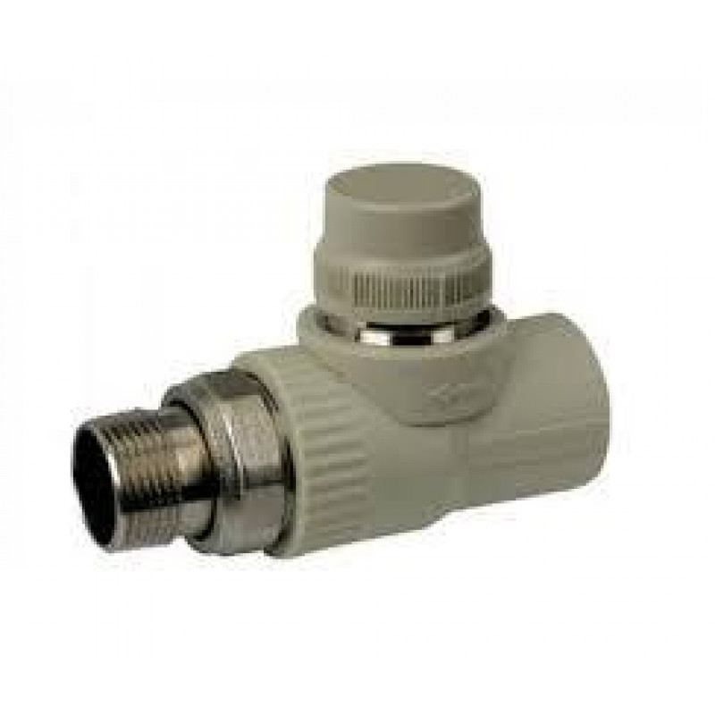 Кран термостатичний 20х1/2 під пайку (PPR) прямий, "Koer" Чехія