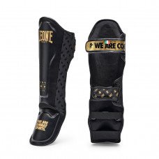 Защита голени Leone DNA Rex Leather Black S