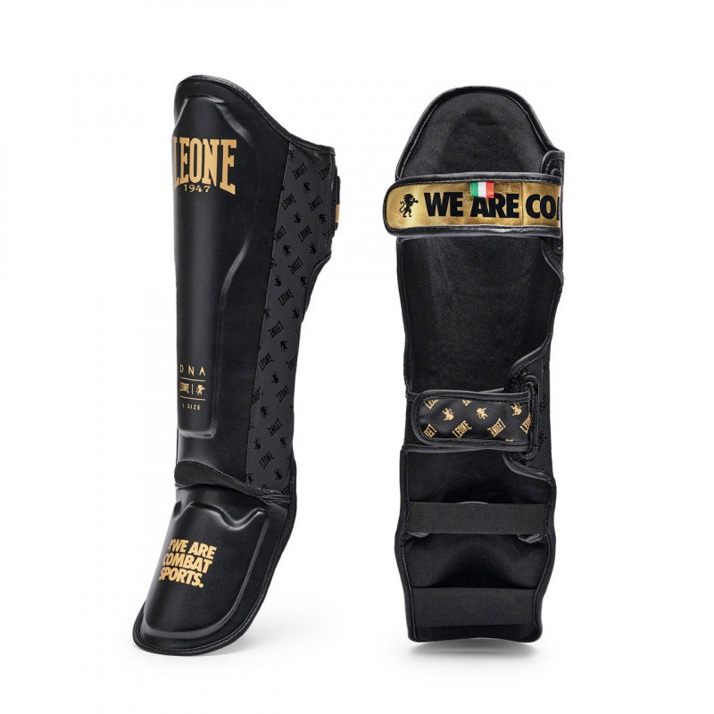 Защита голени Leone DNA Rex Leather Black L