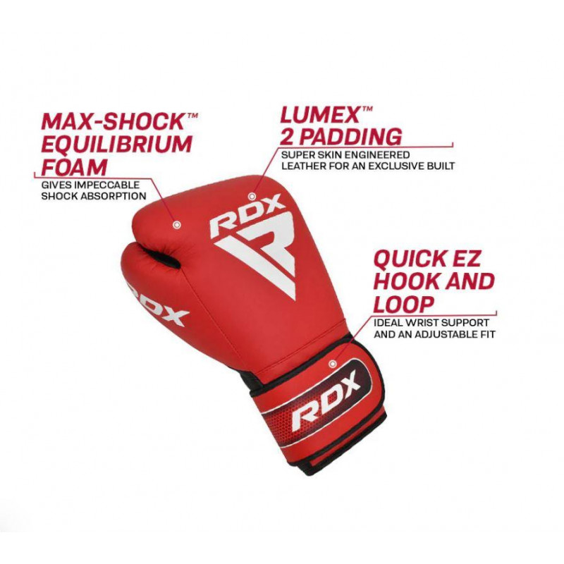 Перчатки боксерские RDX A5 Apex Red 10 ун.