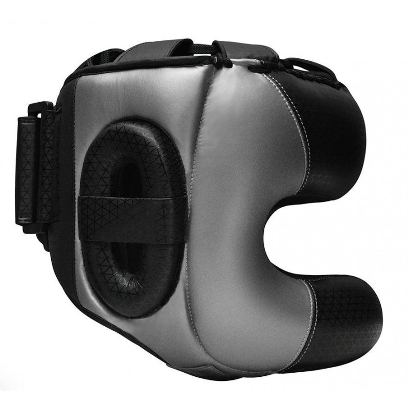 Боксерський шолом з бампером RDX L2 Mark Pro Silver M