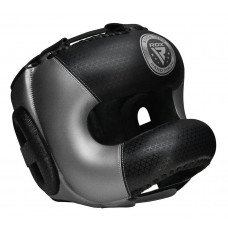 Боксерський шолом з бампером RDX L2 Mark Pro Silver L