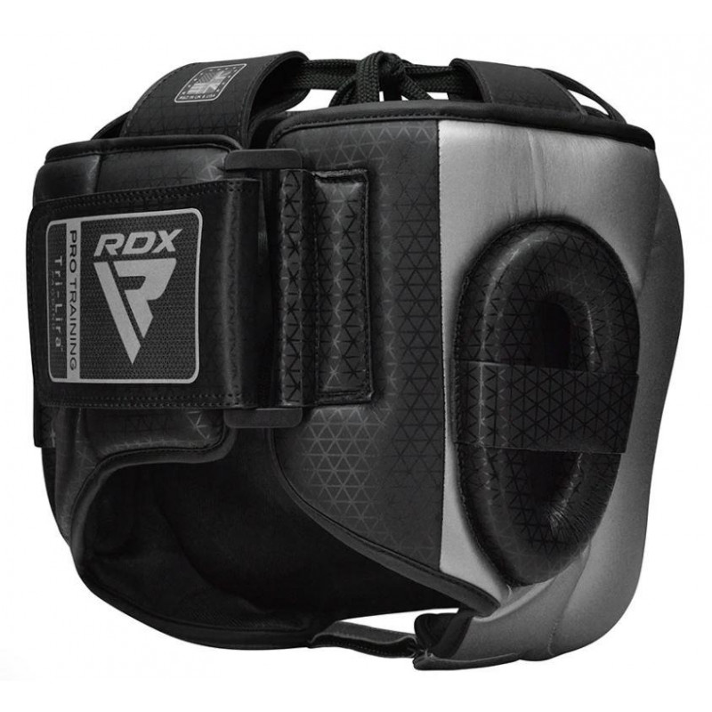 Боксерський шолом з бампером RDX L2 Mark Pro Silver L