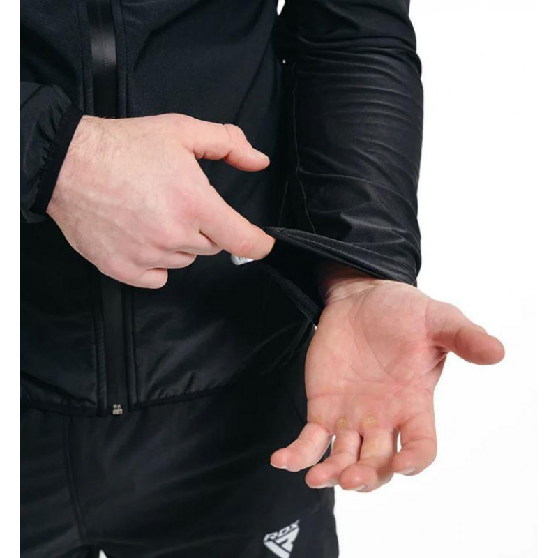 Костюм для схуднення з капюшоном RDX H2 Black М