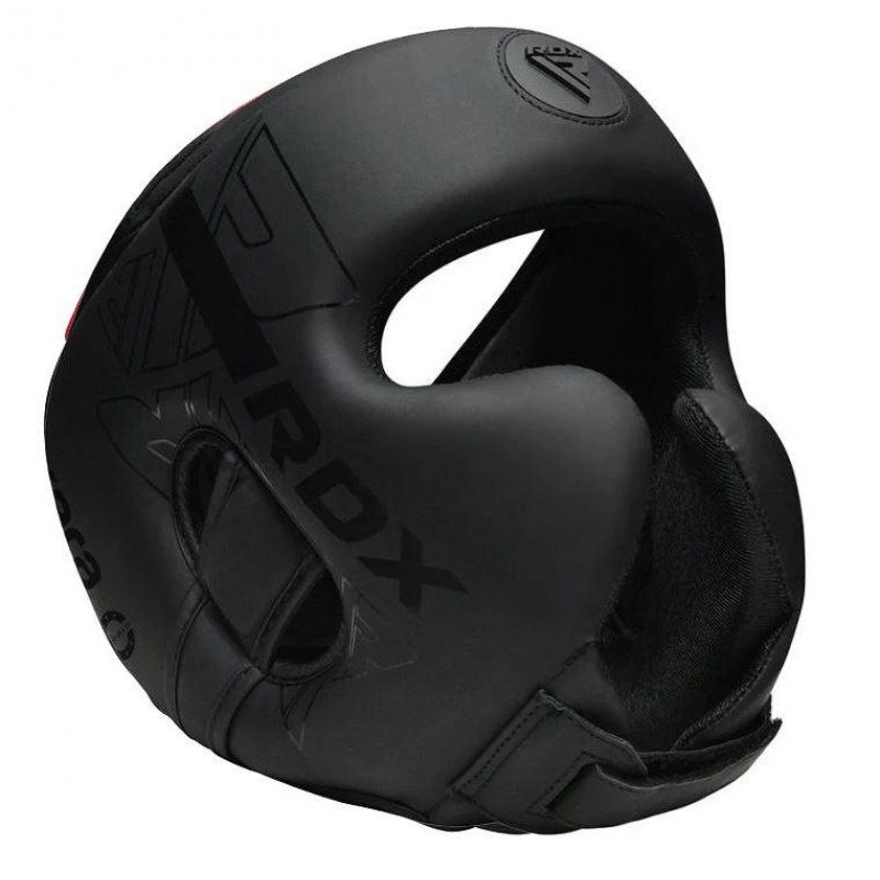 Боксерський шолом RDX F6 Matte Black M