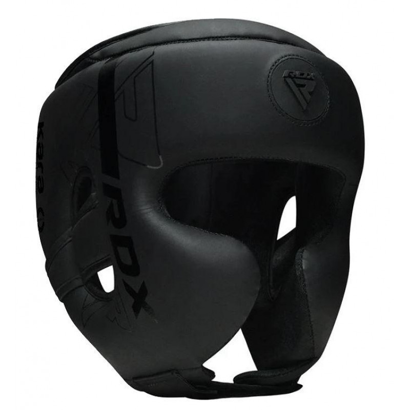 Боксерський шолом RDX F6 Matte Black XL