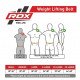Пояс для тяжелой атлетики RDX Leather Full Black S