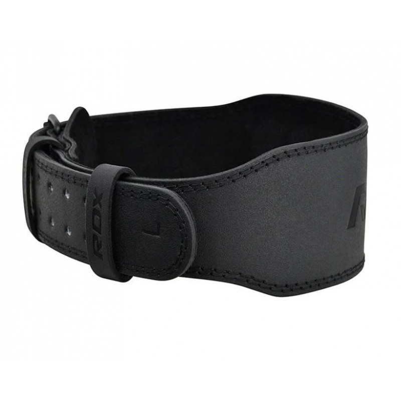 Пояс для важкої атлетики RDX Leather Full Black M