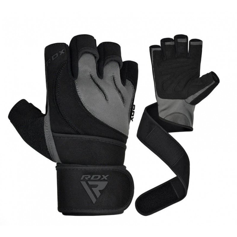 Рукавички для фітнесу RDX L4 Micro Gray/Black S