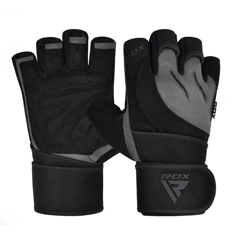 Рукавички для фітнесу RDX L4 Micro Gray/Black M