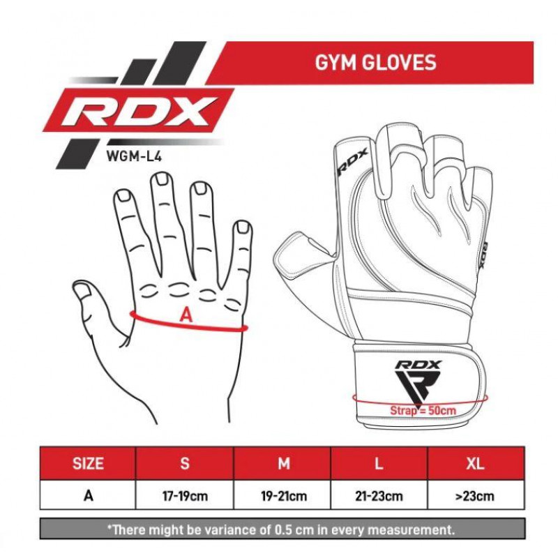 Рукавички для фітнесу RDX L4 Micro Gray/Black L