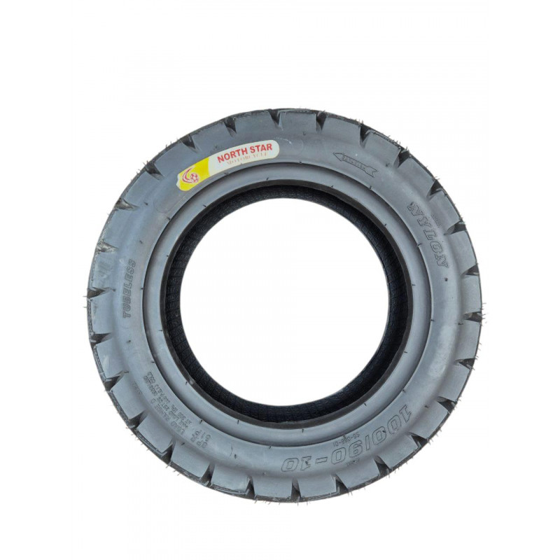 Покрышка 100/90-10 (3.50-10) 61P, (8PR) TUBELESS /TL-бескамерная