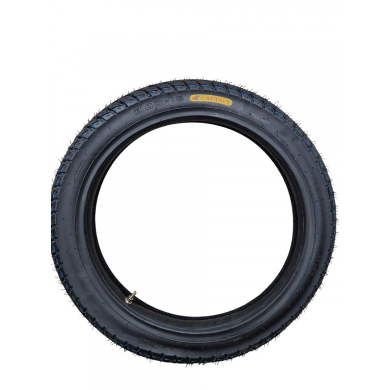Покришка з камерою 3.00-18 M/C 52P (6PR) CAPITAIN