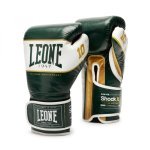 Боксерские перчатки Leone Shock X Green 12 ун.
