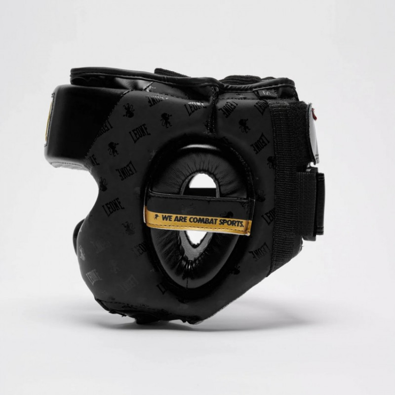 Боксерський шолом Leone DNA Black L