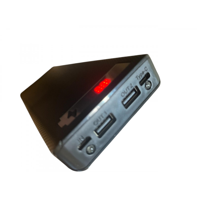 Power Bank 30000 мА·год, 2 USB + Type-C + Micro-USB