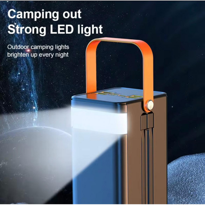 Портативний Power Bank 50000 mAh 120W зі швидким заряджанням і дисплеєм