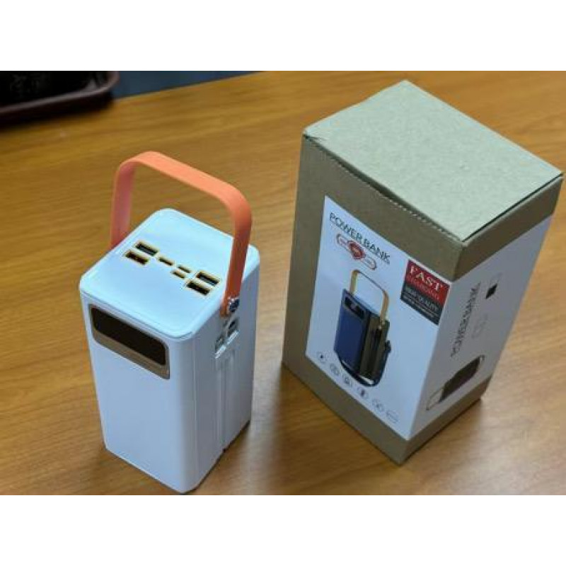 Портативний Power Bank 50000 mAh 120W зі швидким заряджанням і дисплеєм