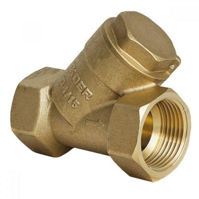 Фільтр грубого очищення 1-1/4" DN32 (грязьовик) латунний, "Koer "Чехія