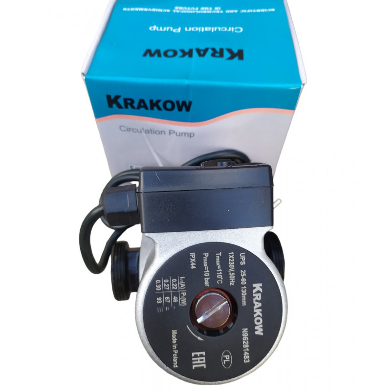 Циркуляційний насос 25-40-130, "KRAKOW" Польща