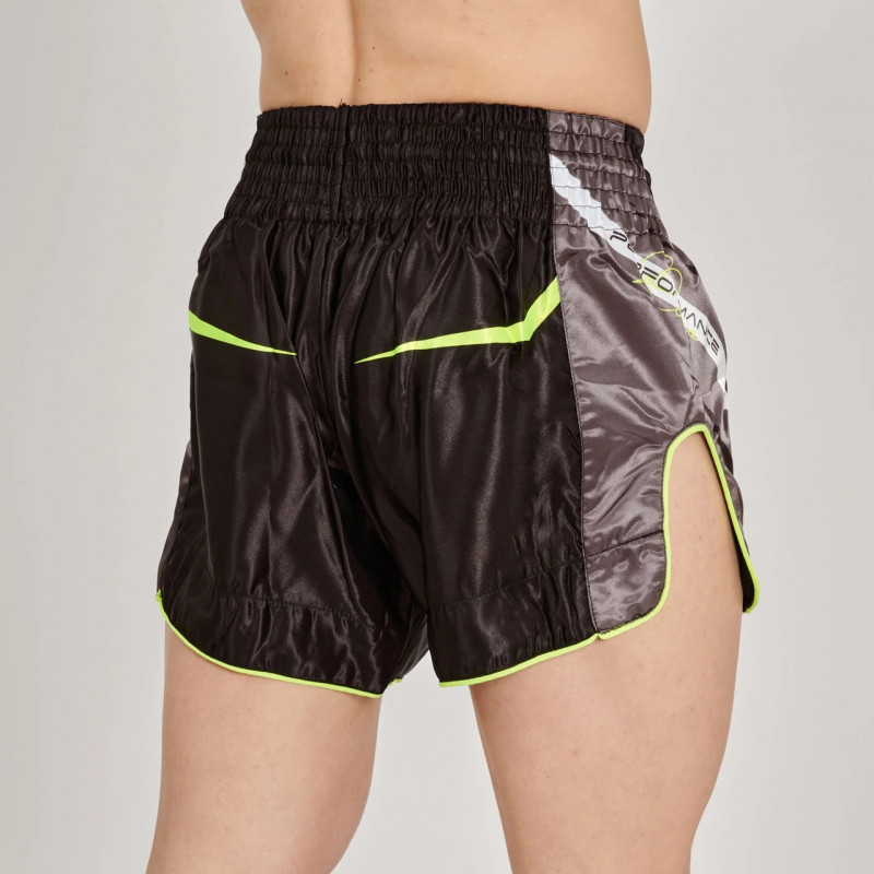Шорти для тайського боксу Leone Performance Fluo Black M